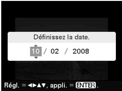 SONY DPP-FP95 - Reglez la date. - 1