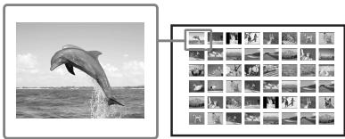 SONY DPP-FP95 - Réalisation d'une impression par lots (Impression de l'index/ Impression DPOF/Imprimer tout) - 1