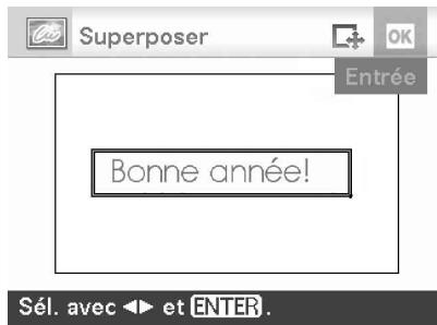 SONY DPP-FP95 - Pour superposer un texte écrit à la main - 2