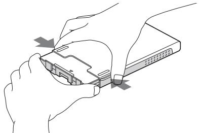 SONY DPP-FP95 - Ouvrez le couvercle du magasin à papier. - 1