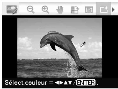 SONY DPP-FP95 - Pour selectionner une couleur à partir d'une photo - 1