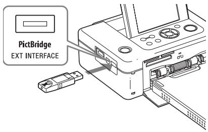 SONY DPP-FP95 - Préparations : connexion du DPPA-BT1 - 1