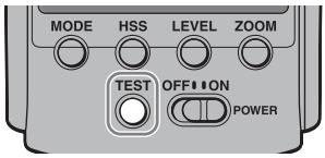 MODE HSS LEVEL ZOOM TEST OFF ON POWER
