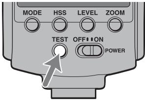 MODE HSS LEVEL ZOOM TEST OFF ON POWER