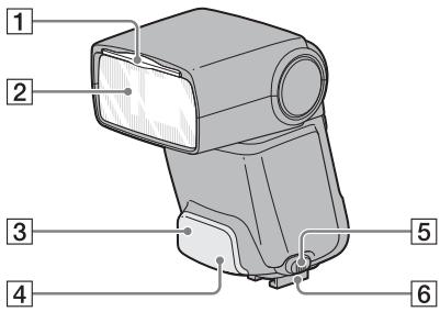 Labeled diagram of a mechanical device with numbered parts for identification