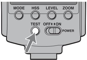 MODE HSS LEVEL ZOOM TEST OFF ON POWER