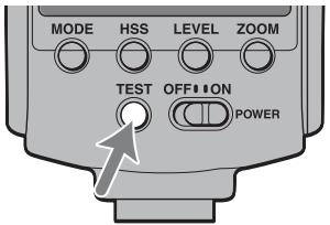 MODE HSS LEVEL ZOOM TEST OFF ON POWER