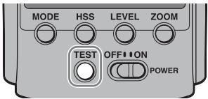 MODE HSS LEVEL ZOOM TEST OFF ON POWER