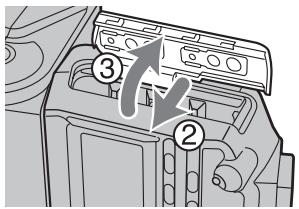 SONY HVL-F56AM - Inserimento dellepile - 2