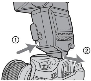 SONY HVL-F56AM - Rimozione del flash alla fotocamera - 1