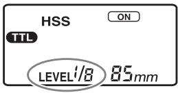 SONY HVL-F56AM - Press the select button. - 1