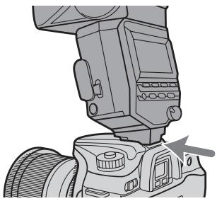SONY HVL-F56AM - Attaching the flash to the camera - 1