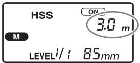 SONY HVL-F56AM - Press the + or - button to select the power level to set. - 2