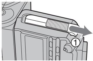 SONY HVL-F56AM - Inserting batteries - 1
