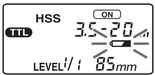 SONY HVL-F56AM - Verifica dellepile - 1