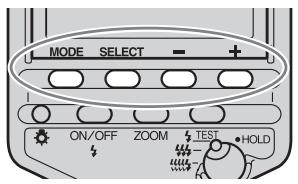 SONY HVL-F56AM - Touches mode et sélection - 1