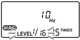 SONY HVL-F56AM - Press the + or - button to select the power level to set. - 1