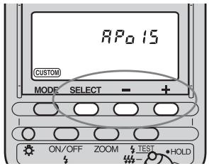 SONY HVL-F56AM - Press the select button to select the item, and press the + or - button to select the desired setting. - 1