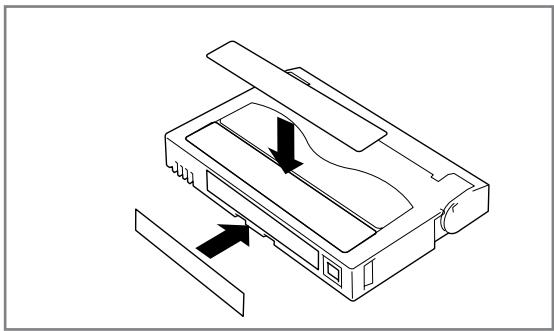 SONY SDX-500V - Label paste position - 1