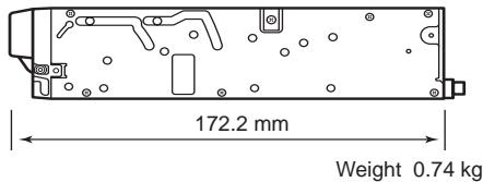 SONY SDX-500V - Dimensions, weight - 4