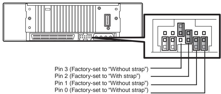 SONY SDX-500V - Setting SCSI ID - 1