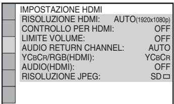 SONY DAV-DZ330 - Selezione del tipo di segnale video in uscita dalla presa HDMI OUT - 4