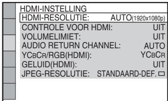 SONY DAV-DZ330 - Het type videosignaal dat wordt uitgevoerd via de HDMI OUT-aansluiting selecteren - 5