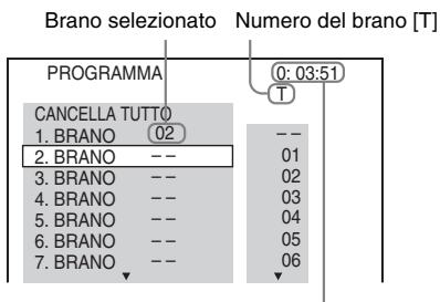 SONY DAV-DZ330 - Es. Per impostare la traccia 2 come prima traccia programmata - 1