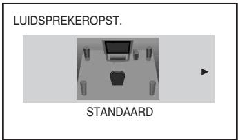 SONY DAV-DZ330 - Druk op  om de weergave van de luidsprekeropstelling te selecteren zoals de luidsprekers effectief zijn geplaatst en druk daarna op ④ . - 1