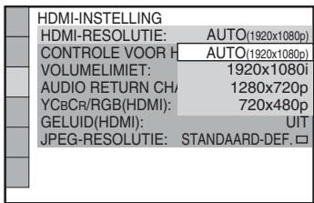 SONY DAV-DZ330 - Het type videosignaal dat wordt uitgevoerd via de HDMI OUT-aansluiting selecteren - 6