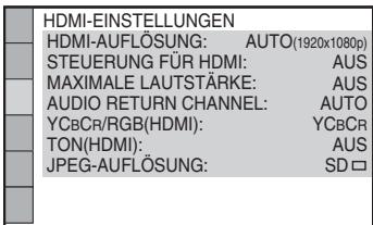 SONY DAV-DZ330 - So wählen Sie die Art des von der Buchse HDMI OUT ausgegebenen Videosignals - 4