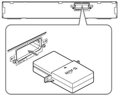 SONY DAV-DZ330 - Setzen Sie den Funksender ein. - 1
