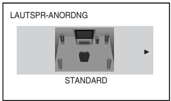 SONY DAV-DZ330 - Drücken Sie / , um das Bild für die Lautsprecheranordnung zu wählen, das der tatsächlichen Aufstellung Ihrer Lautsprecher entspricht, und drücken Sie dann ④ . - 1