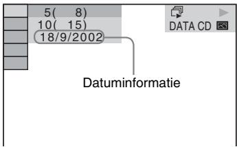 SONY DAV-DZ330 - [DATUM] wordt weergegeven in het bedieningsmenu. - 1