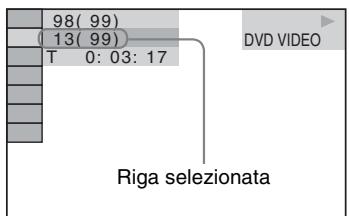 SONY DAV-DZ330 - Per selezionare il titolo/capitolo/brano/scena/indice/cartella/file da riprodurre - 2