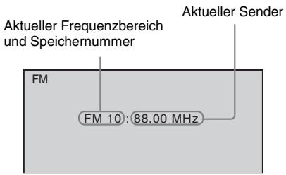 SONY DAV-TZ630 - Speichern von Radiosendern - 1