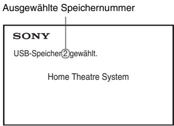 SONY DAV-TZ630 - So wählen Sie das Übertragungsziel auf dem USB- Gerät aus - 1