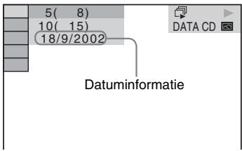 SONY DAV-TZ630 - De datuminformatie van een JPEG-beeldbestand bekijken - 1