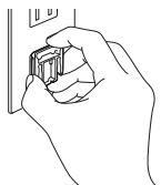 SONY DPF-X95 - Débranchement de l'adaptateur secteur de la prise murale - 1