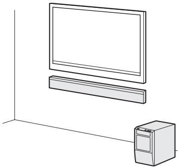 SONY HT-CT500 - Passo 1: Posicionar o sistema - 2