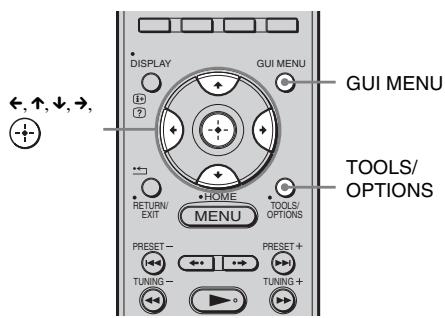 SONY HT-CT500 - Cómo escuchar la radio FM/AM mediante el menú de la GUI - 1