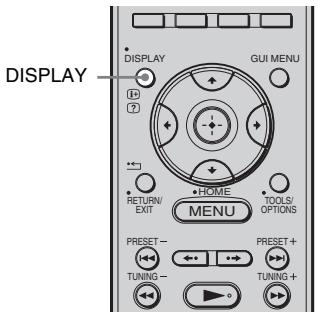 SONY HT-CT500 - Visualización del nombre de la emisora o la frecuencia en el visor del panel frontal - 1