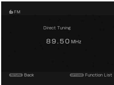 SONY HT-CT500 - Appuyez sur les touches numériques pour entrer la fréquence. - 1