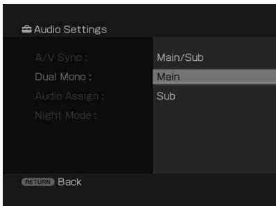 SONY HT-CT500 - Pulse ⏻ o → para introducir el parámetro. - 1