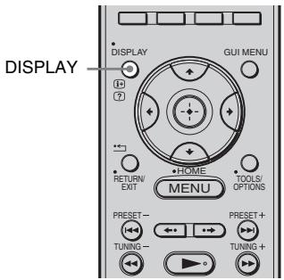 DISPLAY DISPLAY GUI MENU RETURN/ EXIT HOME TOOLS/ OPTIONS MENU PRESET- TUNING- PRESET+ TUNING+