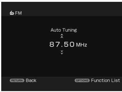 SONY HT-CT500 - Pulse ↑/↓ para seleccionar [Auto Tuning] y, a continuación, pulse ⚠️. - 1