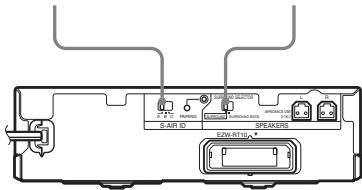 SONY WAHT-SBP2 - Configuración del amplificador de sonido envolvente - 2