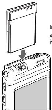Diagram showing a device being processed into a mobile phone, with partial text visible on the right side.