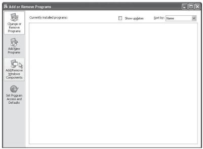 SONY SA-NS510 - Cliquez sur [Ajouter ou supprimer des composants Windows]. - 1
