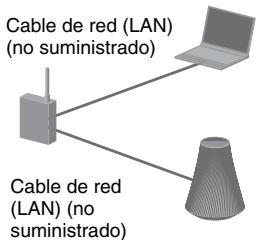 SONY SA-NS510 - Opción 5: Método DHCP - 1